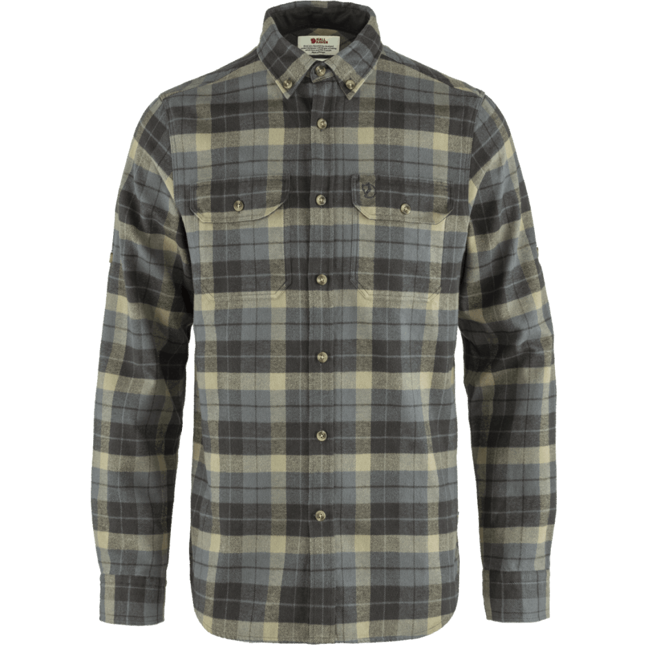 Camisa De Flanela Pesada Fjällräven Super Cinza/cinza Pedra Singi M