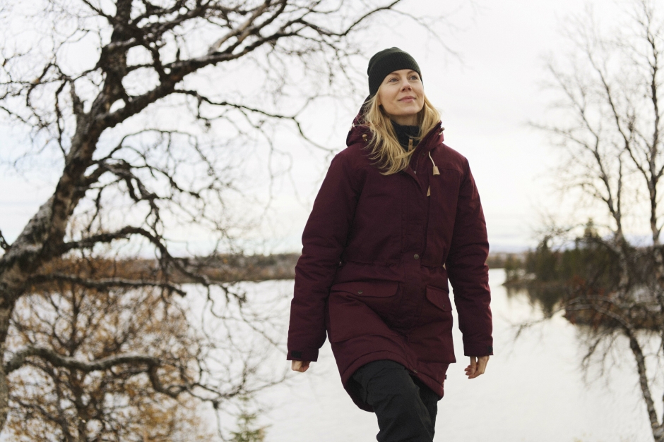 Parka Acolchoada De Lã Singi Granada Escura Marca W Mountain Fox