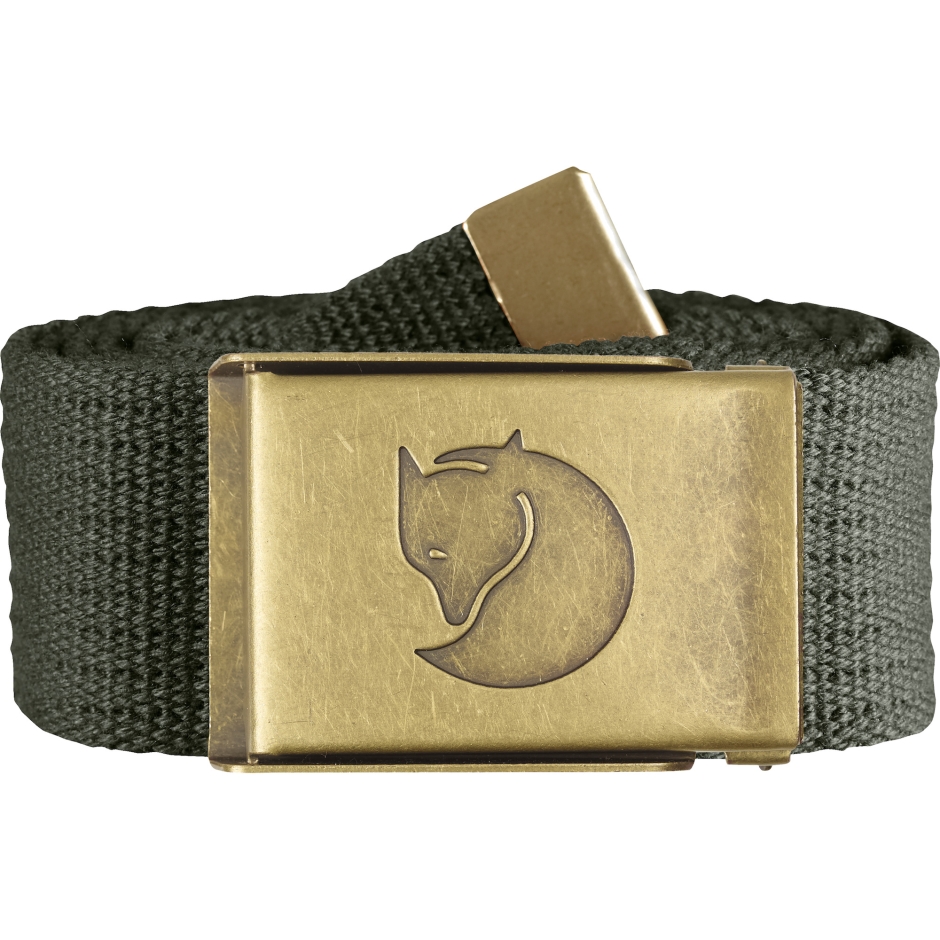 Cinto De Lona Latão 4 Cm Fjällräven Cinza Montanha