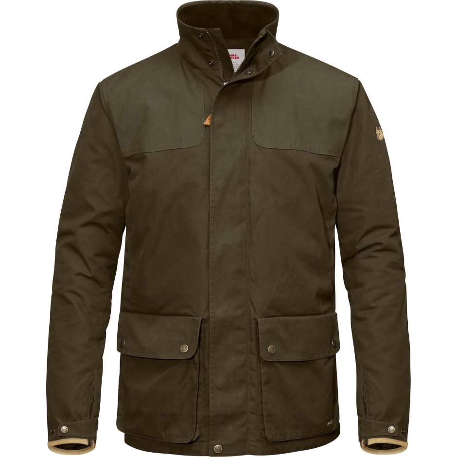 Jaqueta Acolchoada Srmland M Dark Olive Fjällräven