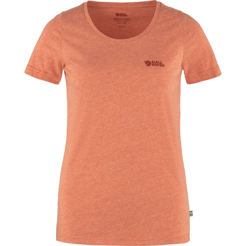 T-shirt Rowan Vermelho-melange Com Logótipo W Mountain Fox