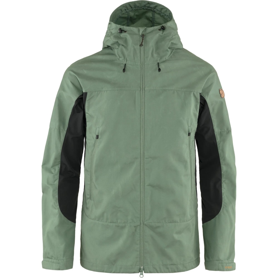 Jaqueta De Trekking Abisko Lite M Fjällraven Pátina Verde-cinza Escuro