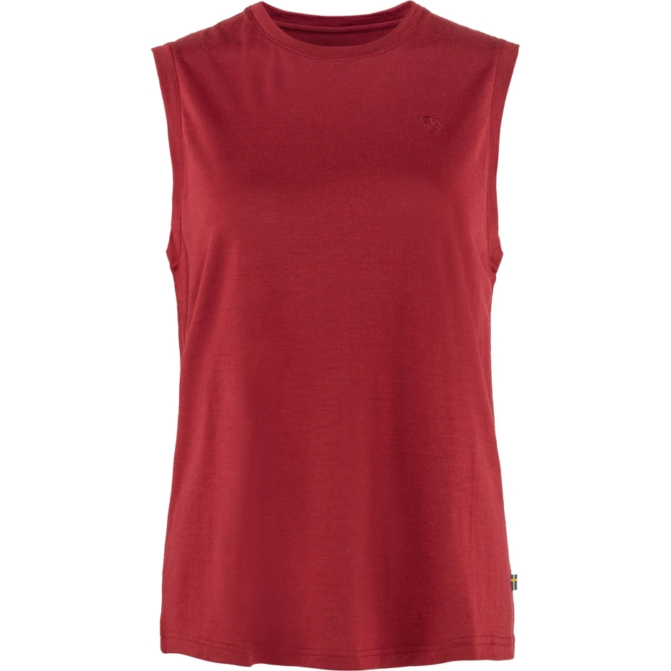 Regata De Lã Abisko W Fjällräven Vermelho Romã