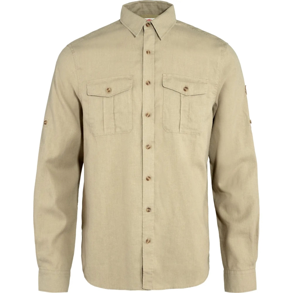 Camisa De Viagem De Pedra De Areia Övik Ls M Fjällräven
