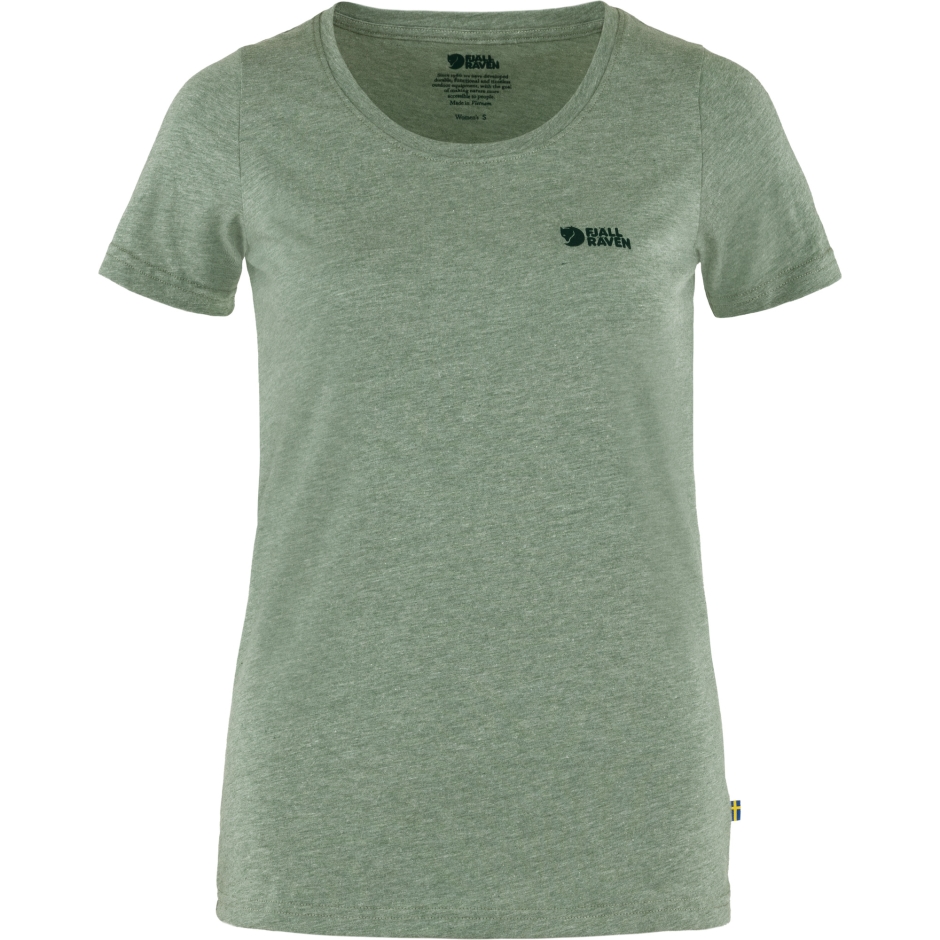 Fjällräven Camiseta Com Logo Verde Melange Patina W