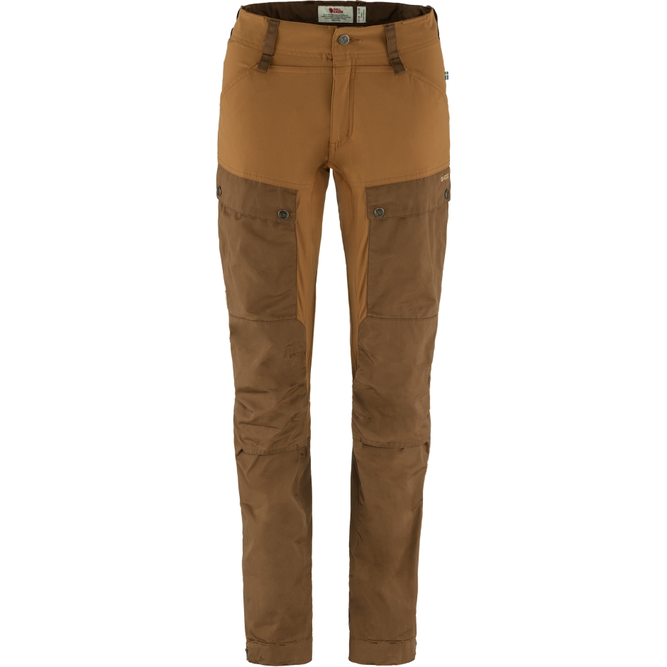 Calça Fjällraven Keb W Reg Wood Marrom-castanho