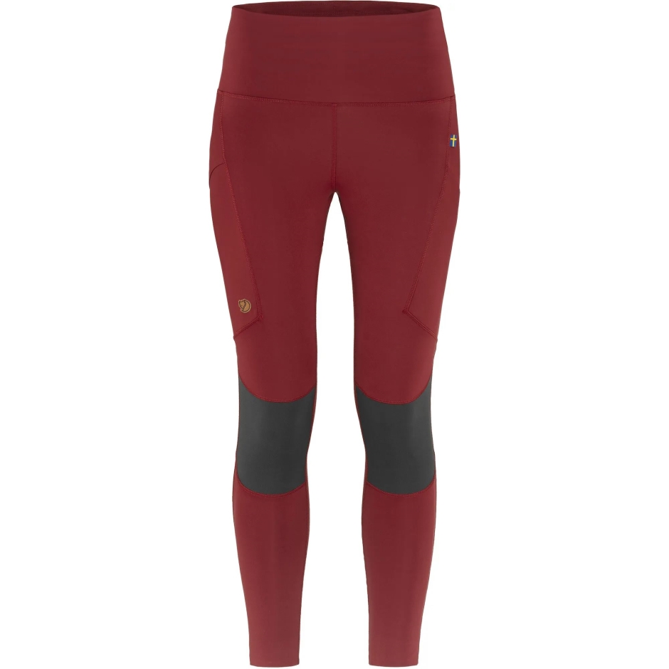 Fjällräven Meia-calça Romã Vermelho-ferro Cinza Abisko Trekking Pro W