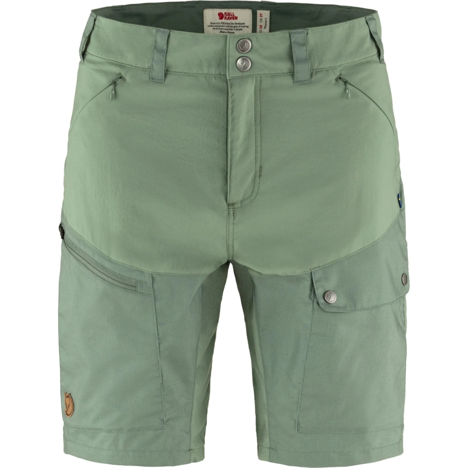 Shorts De Verão Verde-pátina Verde-jade Abisko W Marca Fjällraven