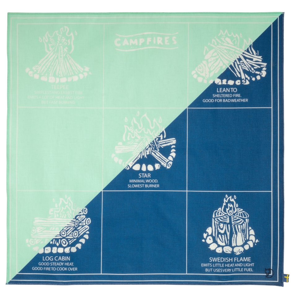 Fogueira Bandana Costa Linha-céu Raposa Da Montanha