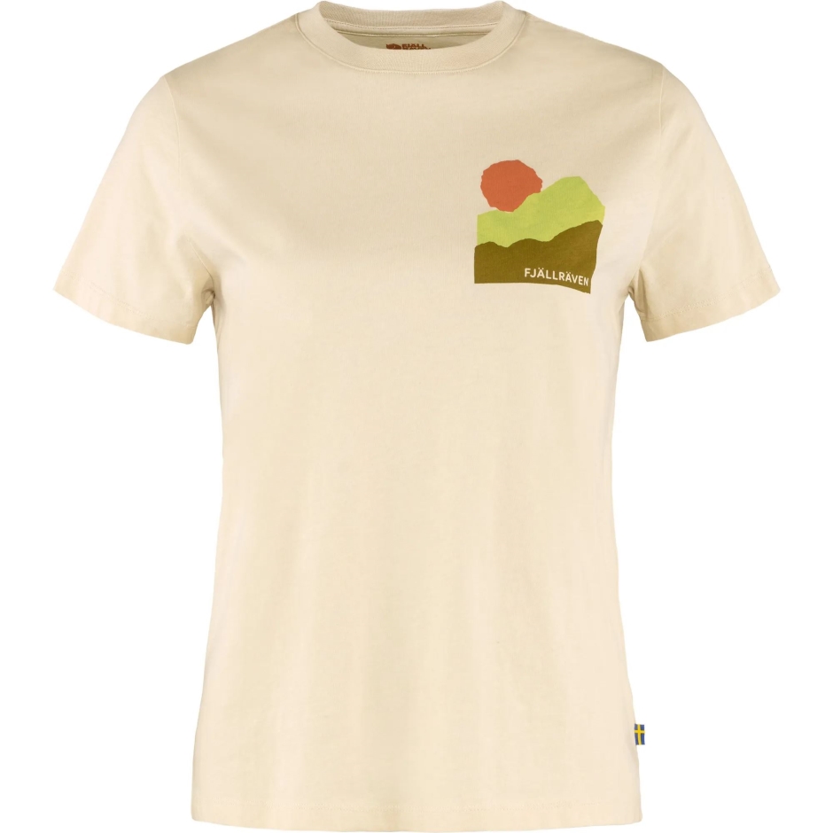 T-shirt Giz Branco Natureza W Montanha Raposa