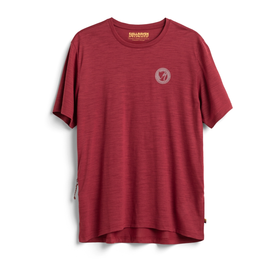Camiseta De Lã Vermelho Romã Fjällräven S/f M