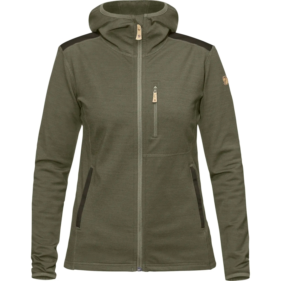 Keb Moletom Com Capuz W Fjällräven Laurel Floresta Verde Profunda