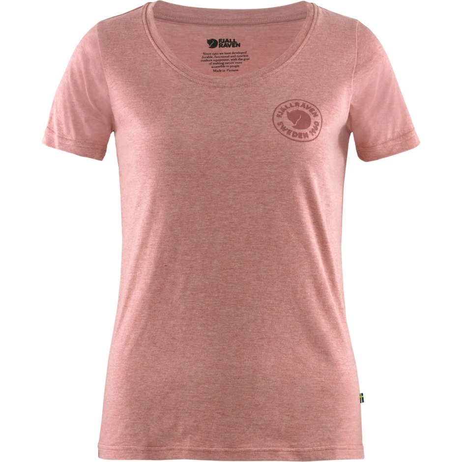 1960 Logo T-shirt W Arctic Fox Framboesa Vermelho Melange