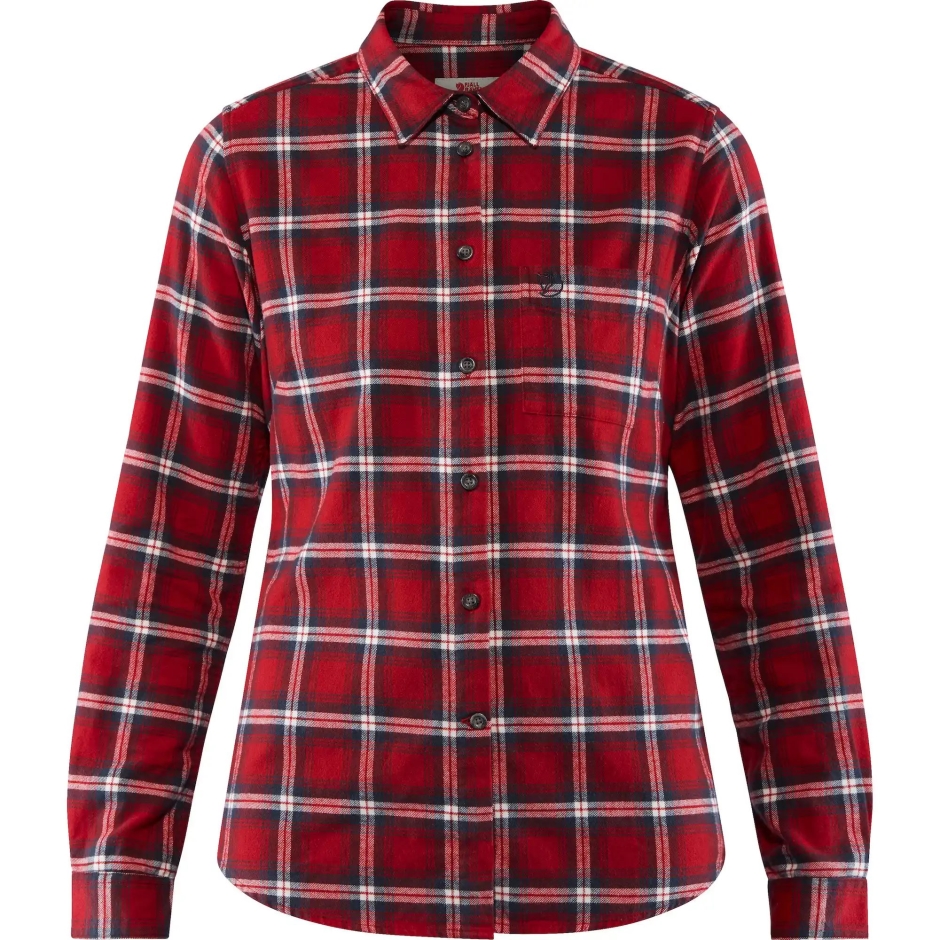 Fjällräven Vermelho Escuro Övik Camisa De Flanela W