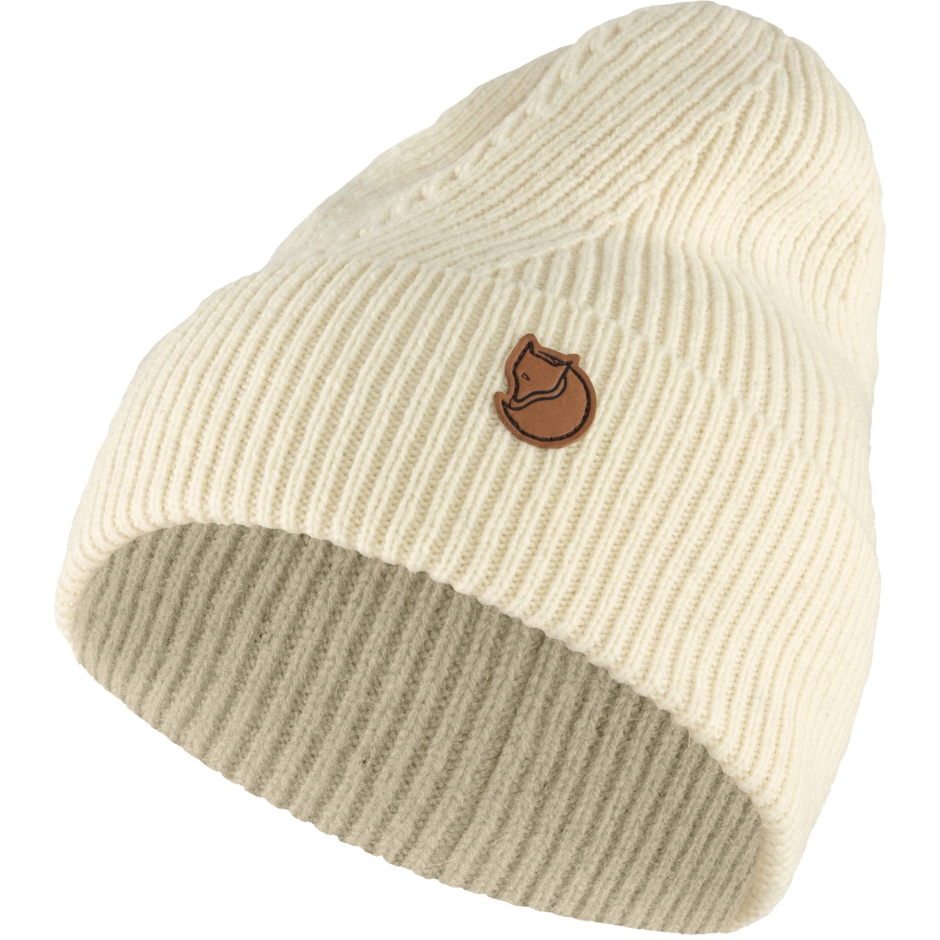 Gorro Canelado Direcional Fjällräven Branco Giz
