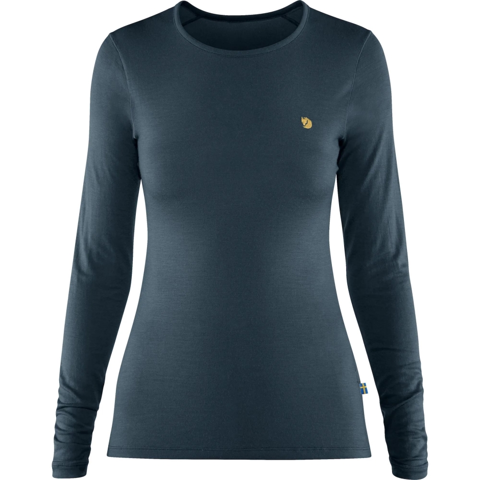 Fjällraven Bergtagen Lã Fina Ls W Azul Montanha