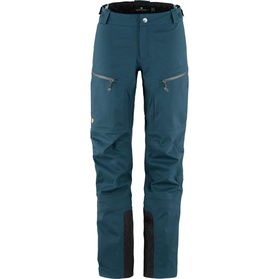 Calça Bergtagen Eco-shell W Azul Montanha Fjällräven