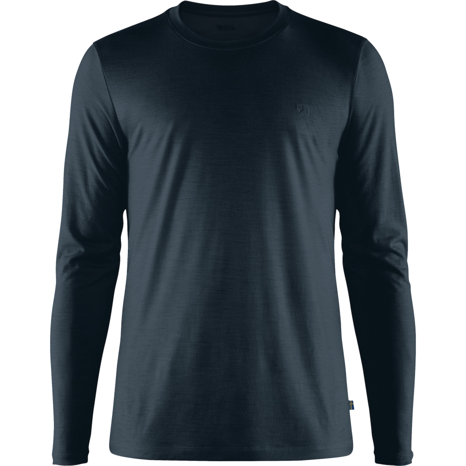 Lã Abisko Azul Marinho Escuro Ls M Fjällräven Fire