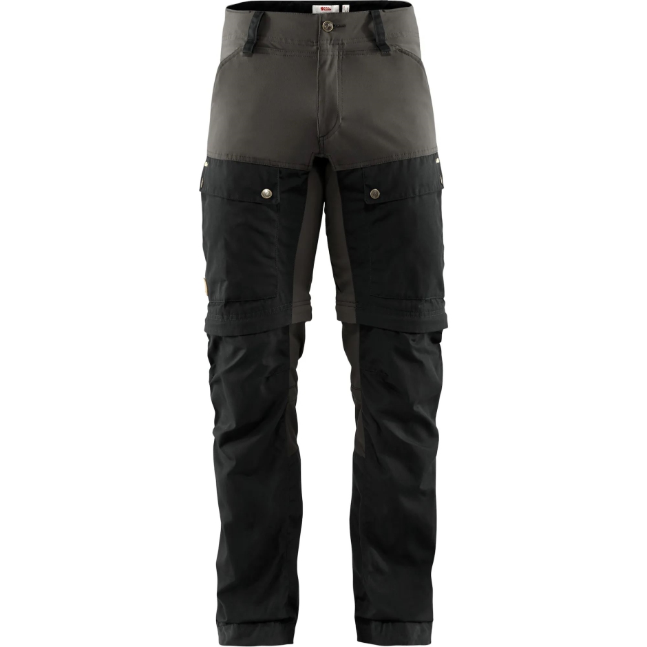 Calça Keb Polaina M Longa Mountain Fox Cinza Pedra Preta