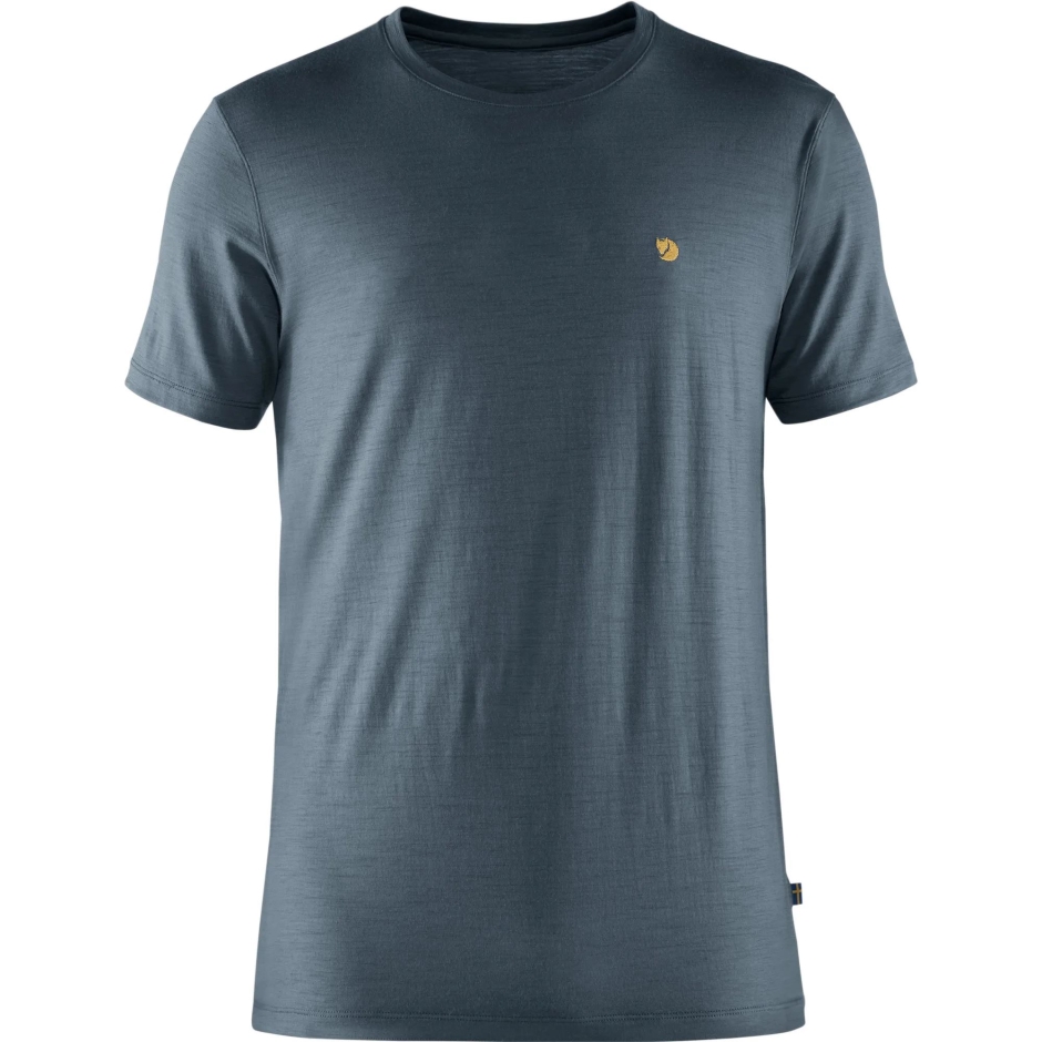 Moda Montanha Azul Fjällräven Bergtagen Lã Fina Ss M
