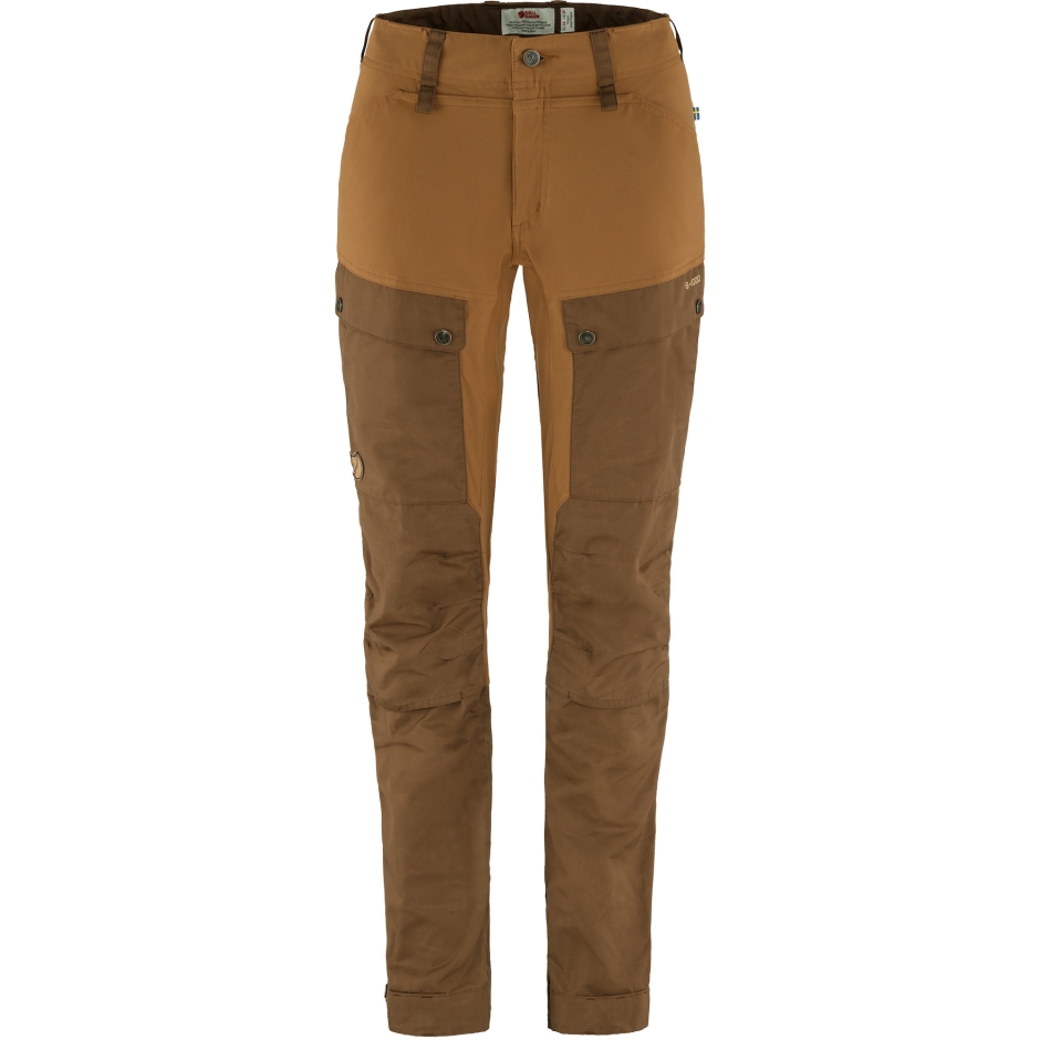 Calça Keb Castanho-acastanhada Curvada W Reg Fjällräven