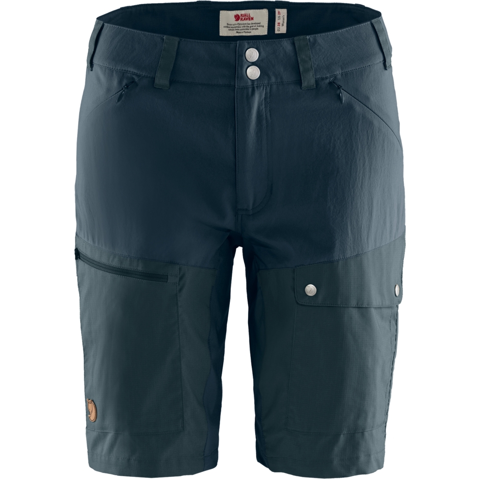 Shorts De Verão Abisko W Fjällräven Marinho Escuro