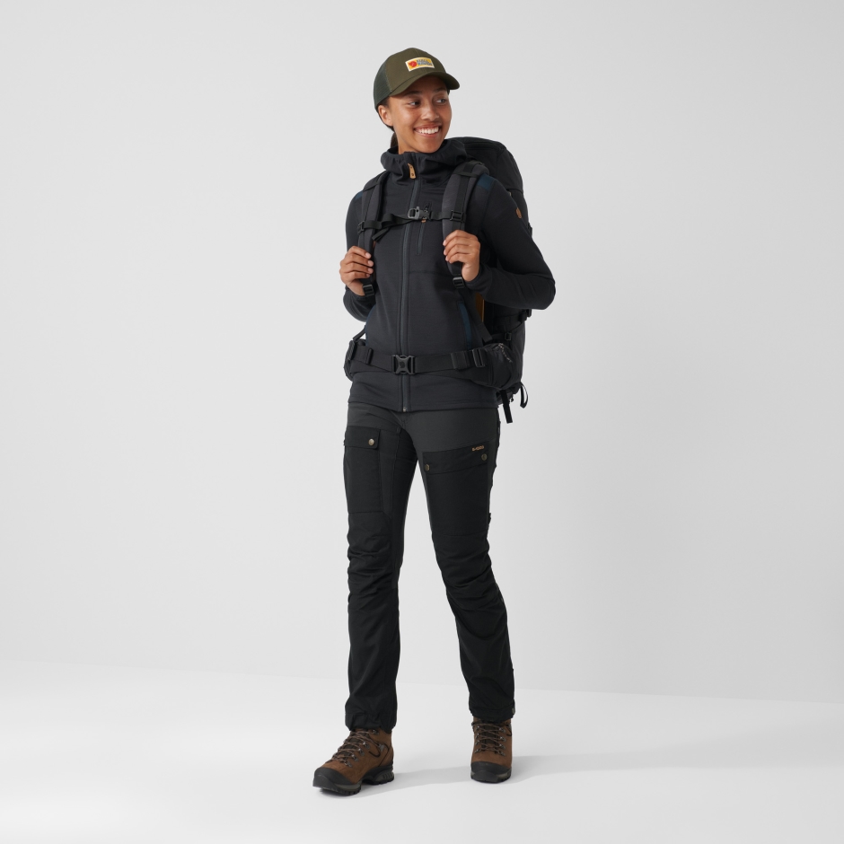 Calça Fjällraven Keb W Reg Deep Forest-laurel Green