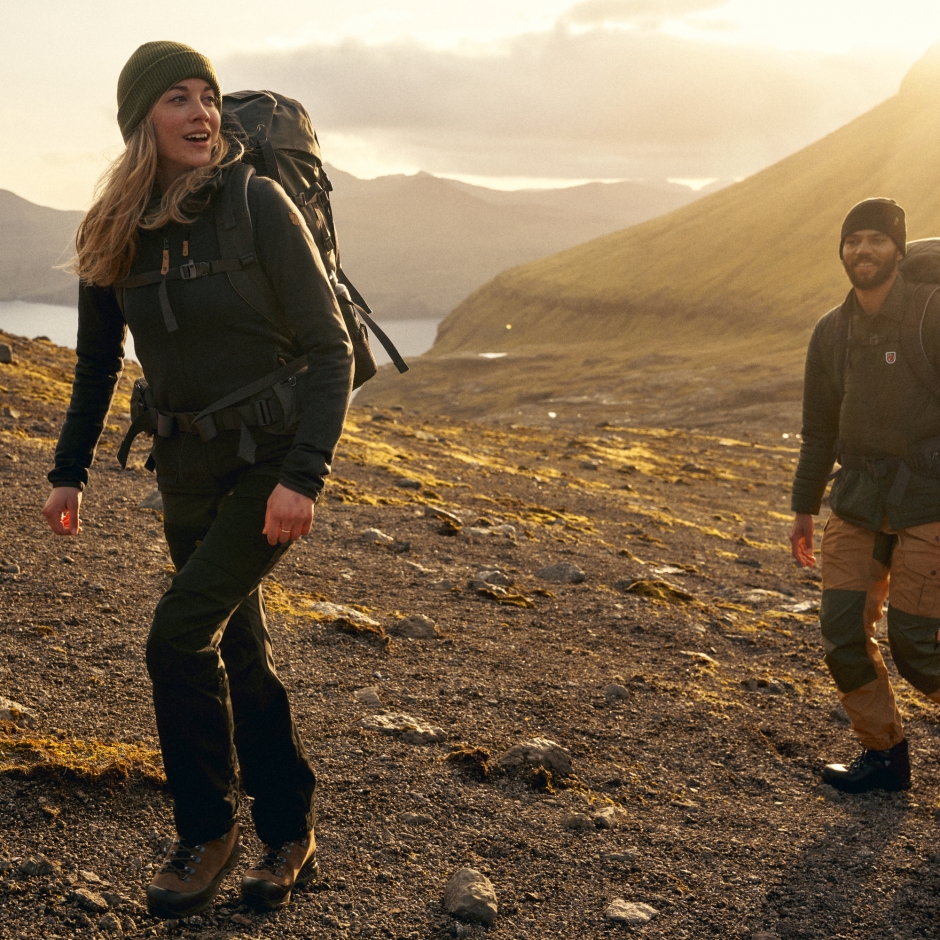 Calça Fjällraven Keb W Reg Deep Forest-laurel Green