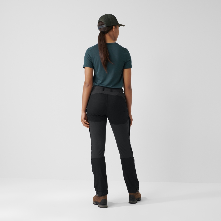 Calça Fjällraven Keb W Reg Deep Forest-laurel Green