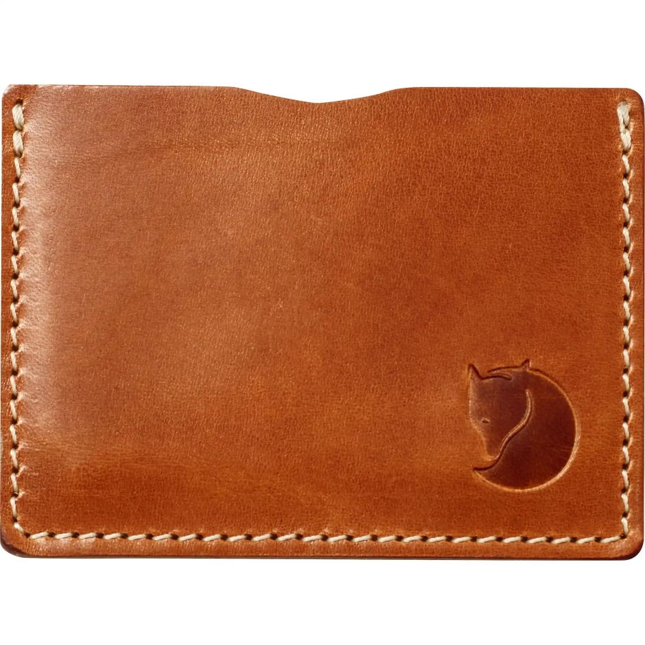 Porta-cartões De Couro Cognac Fjällräven Brand Övik