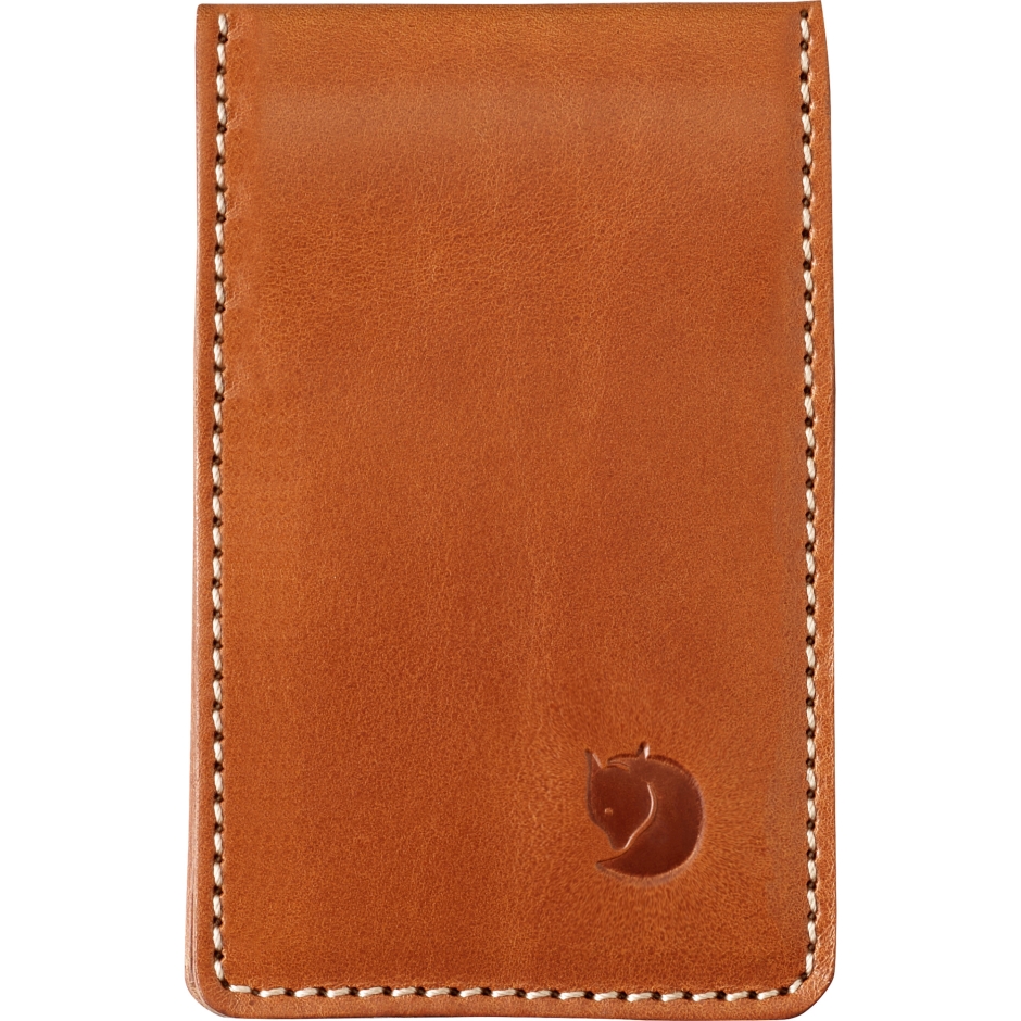Fjällräven Övik Porta-cartões Grande Couro Conhaque