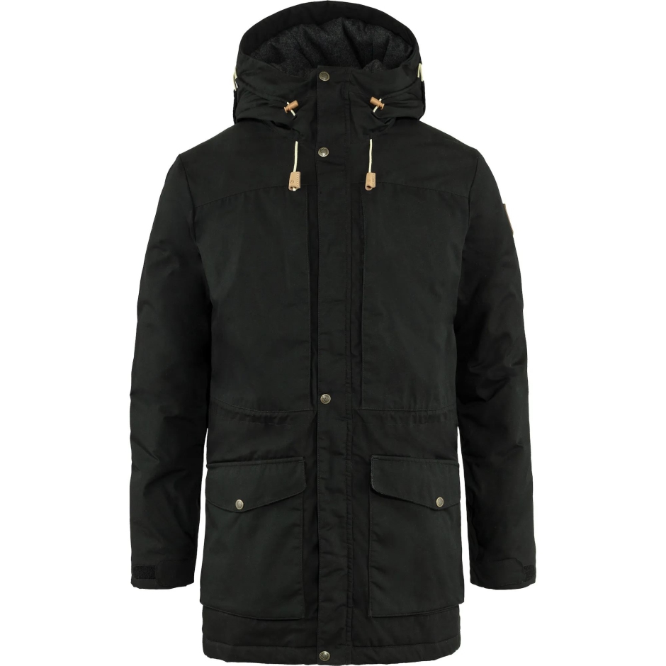 Parka Acolchoada De Lã Preta Fjällraven Singi M