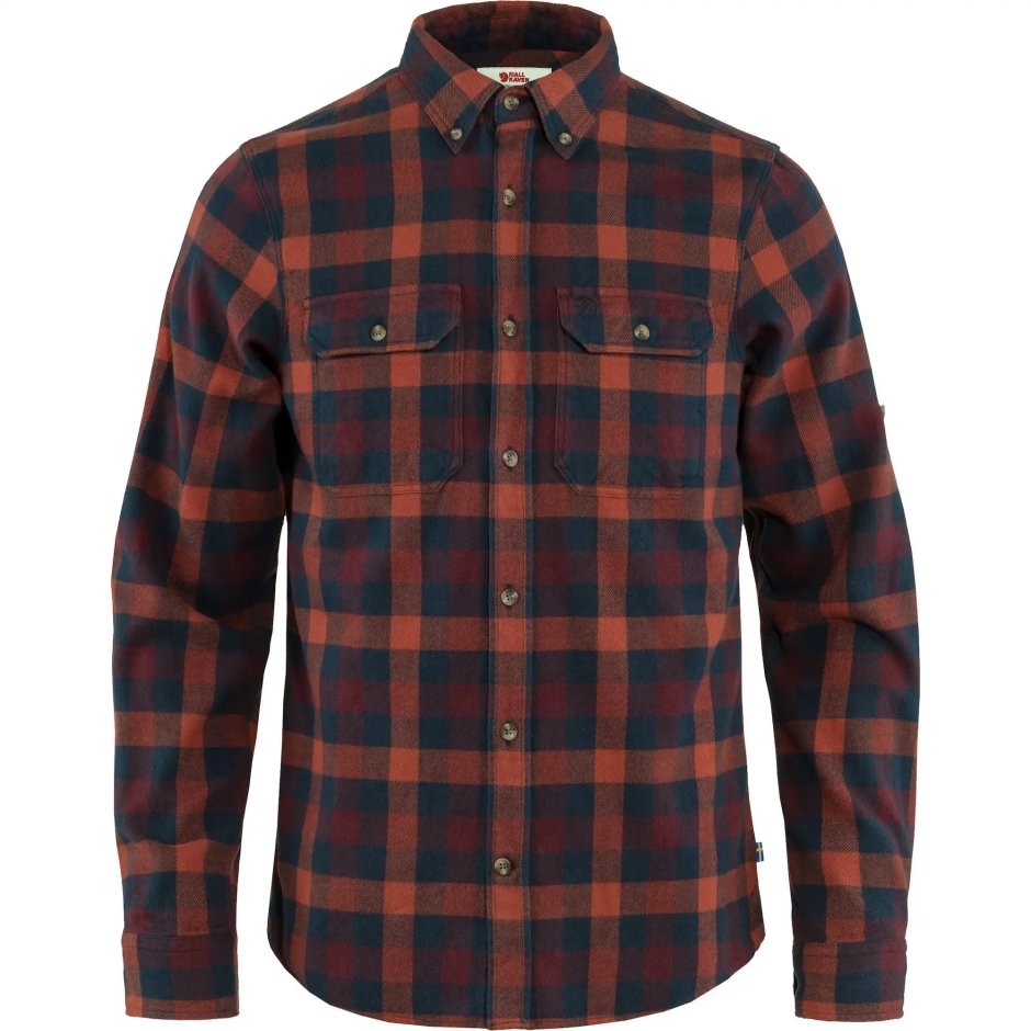Camisa W Da Floresta Fjällraven Marinho
