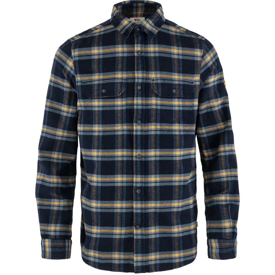 Fjällräven Camisa De Flanela Pesada Azul Marinho-trigo Sarraceno Fjällräven M