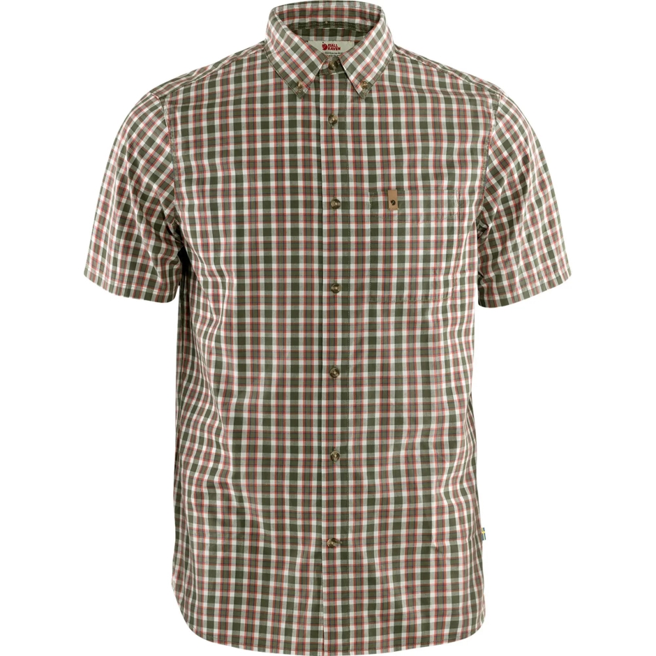 Camisa Övik Verde Louro Ss M Marca Fjällraven