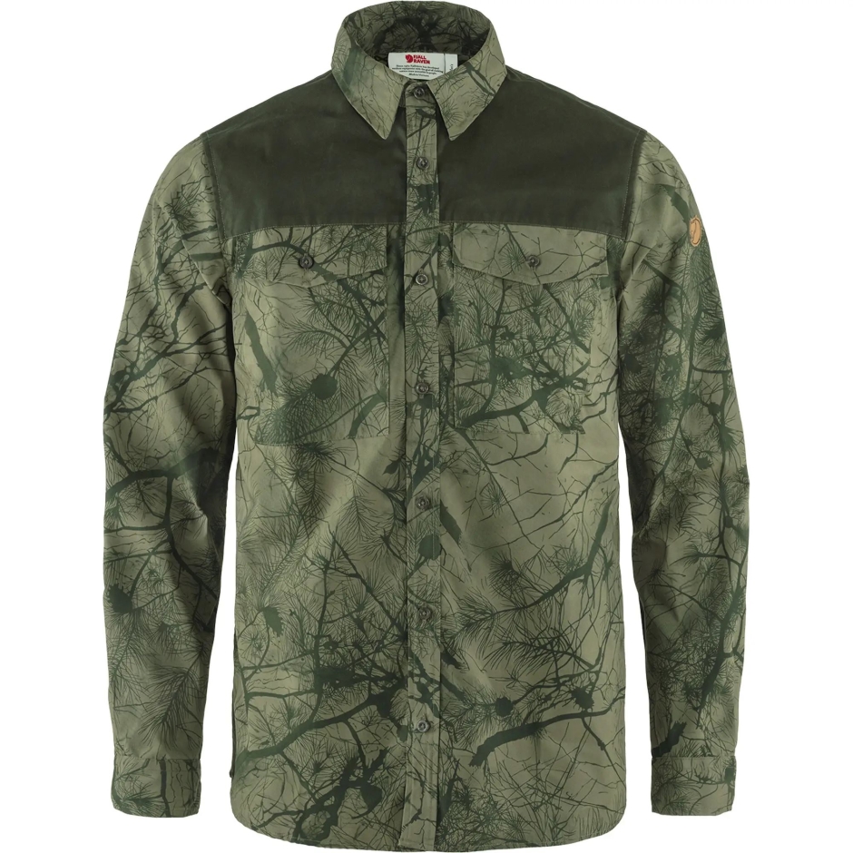 Fjällräven Verde Camo-deep Forest Värmland G-1000 Camisa W