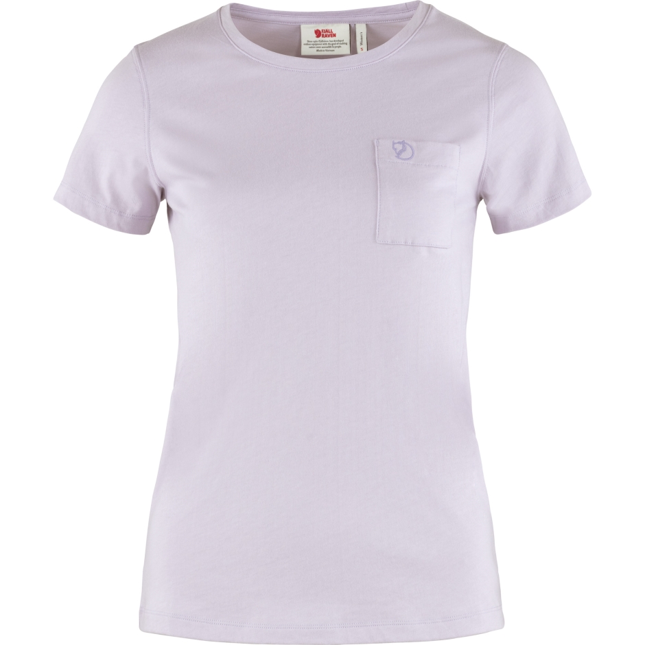 T-shirt Lavanda Pastel Övik Com Raposa Da Montanha Fogo