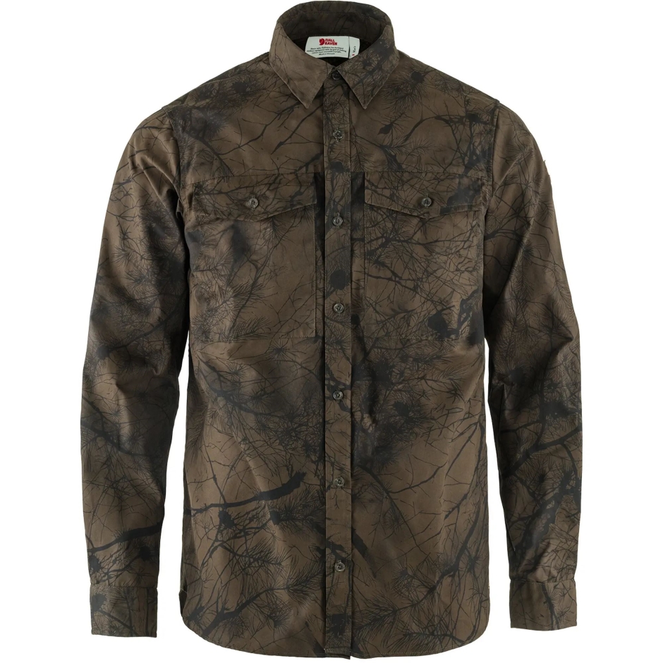 Fjällräven Värmland G-1000 Camisa M Camuflagem Azeitona Escura