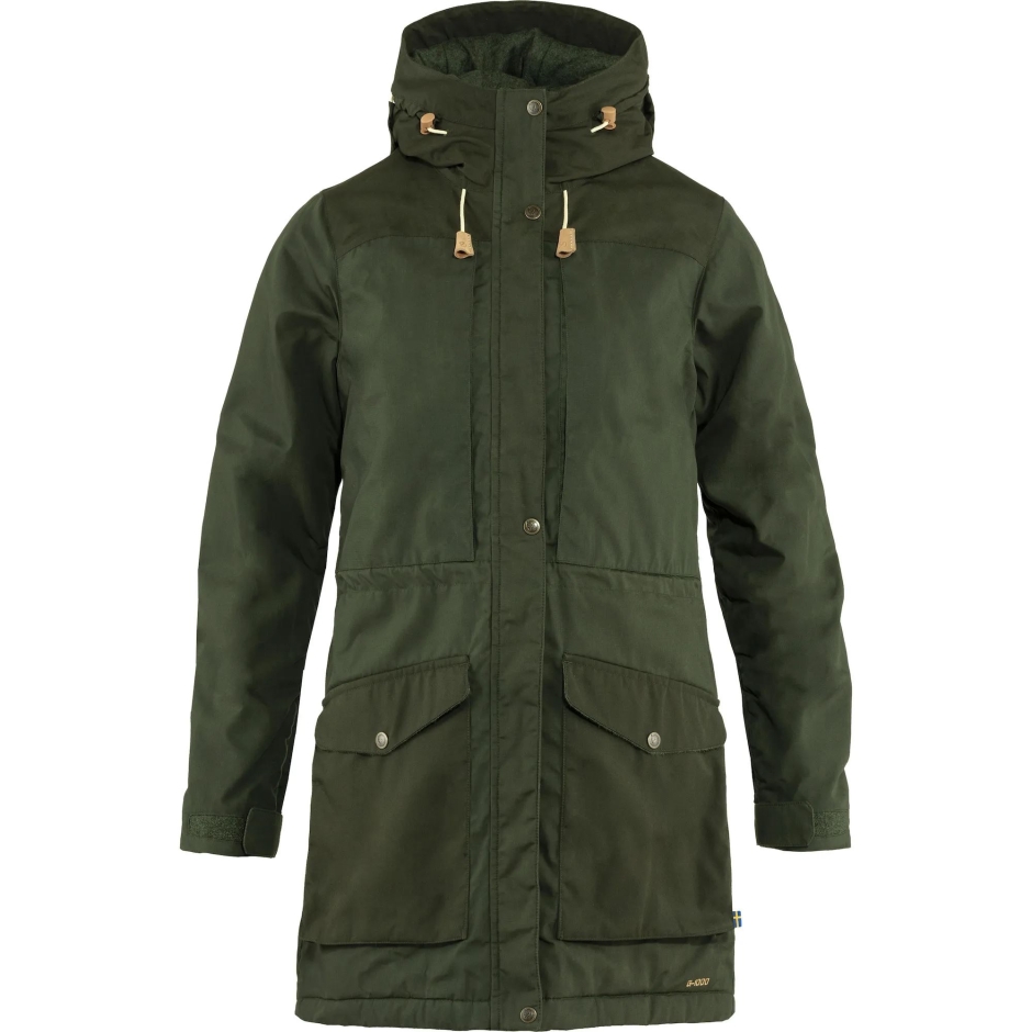 Parka Acolchoada De Lã Da Marca Fjällräven Singi W Deep Forest