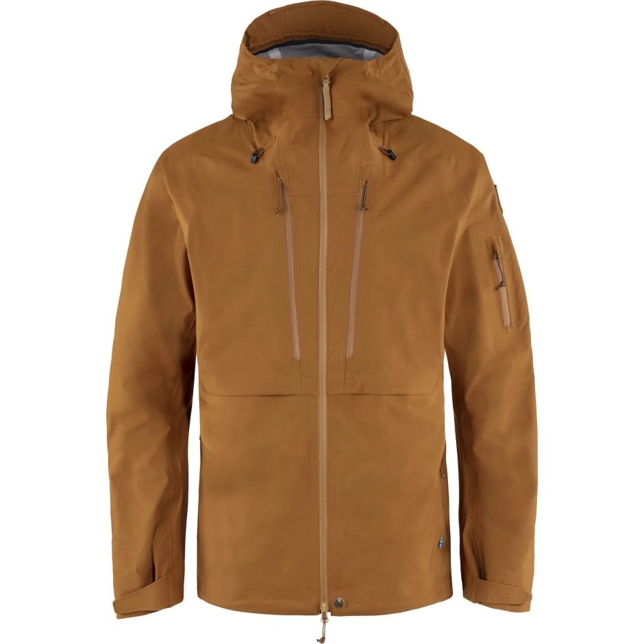 Jaqueta Eco-shell Castanha Fjällraven Keb M