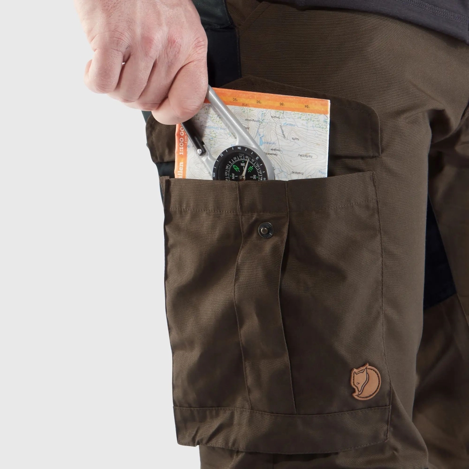 Calça Dark Olive Fjällräven Vidda Pro M Curta