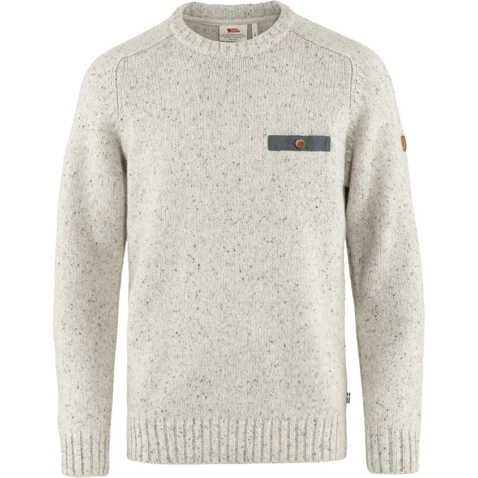 Suéter Branco Giz Fjällräven Lada Gola Redonda M