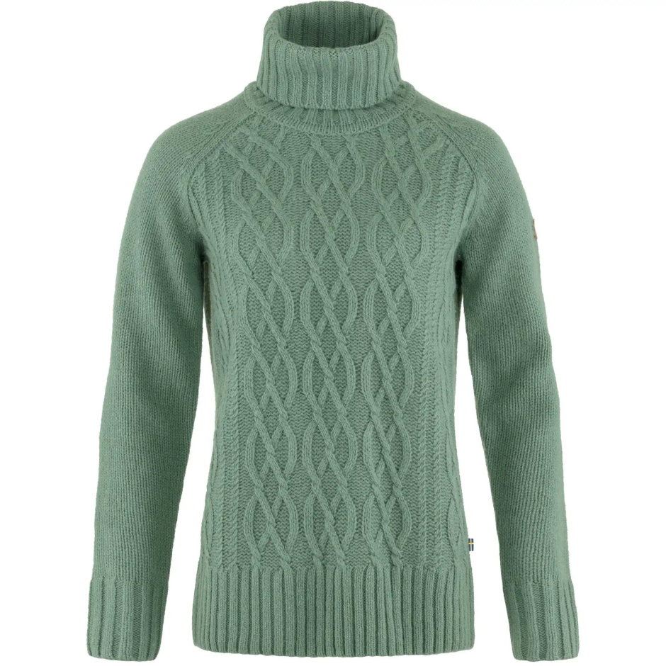 Fjällräven Pátina Verde Övik Cabo Malha Gola Rolê W