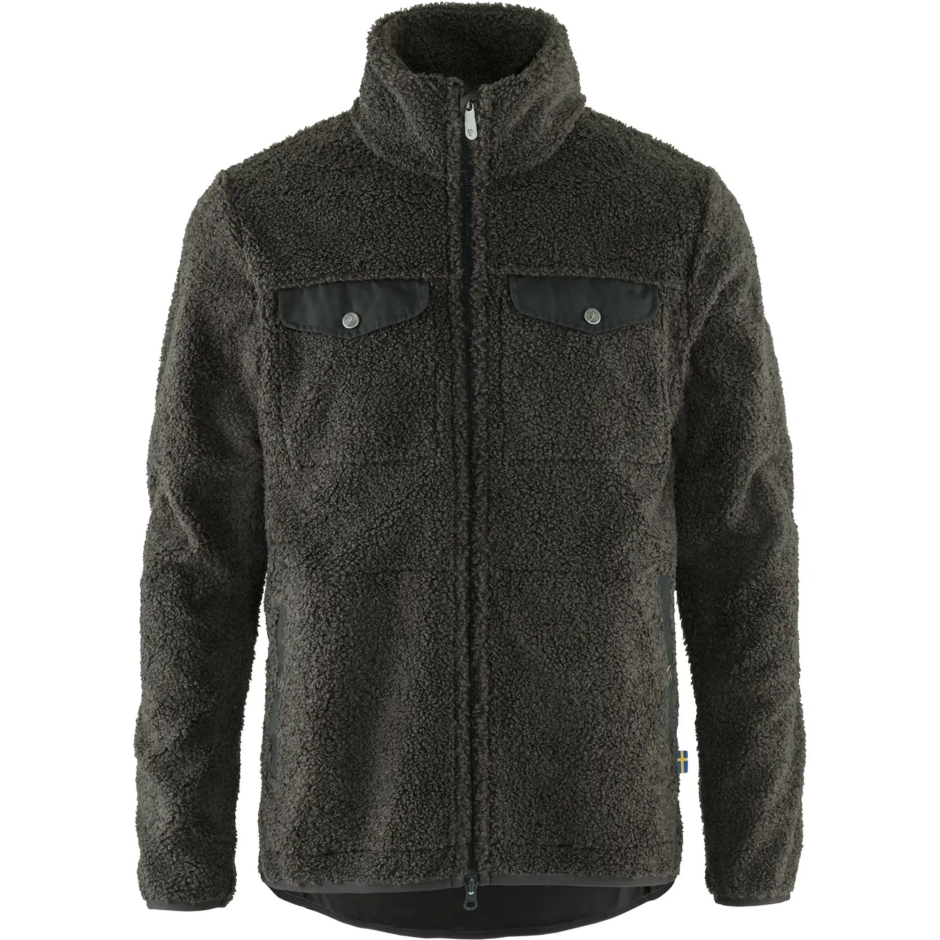 Fjällraven Cinza Escuro Pilha De Lã Verde M