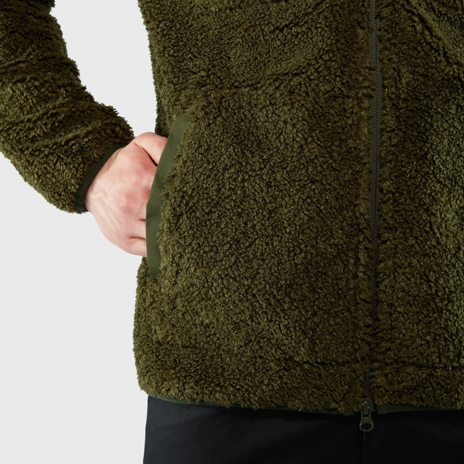 Fjällraven Cinza Escuro Pilha De Lã Verde M