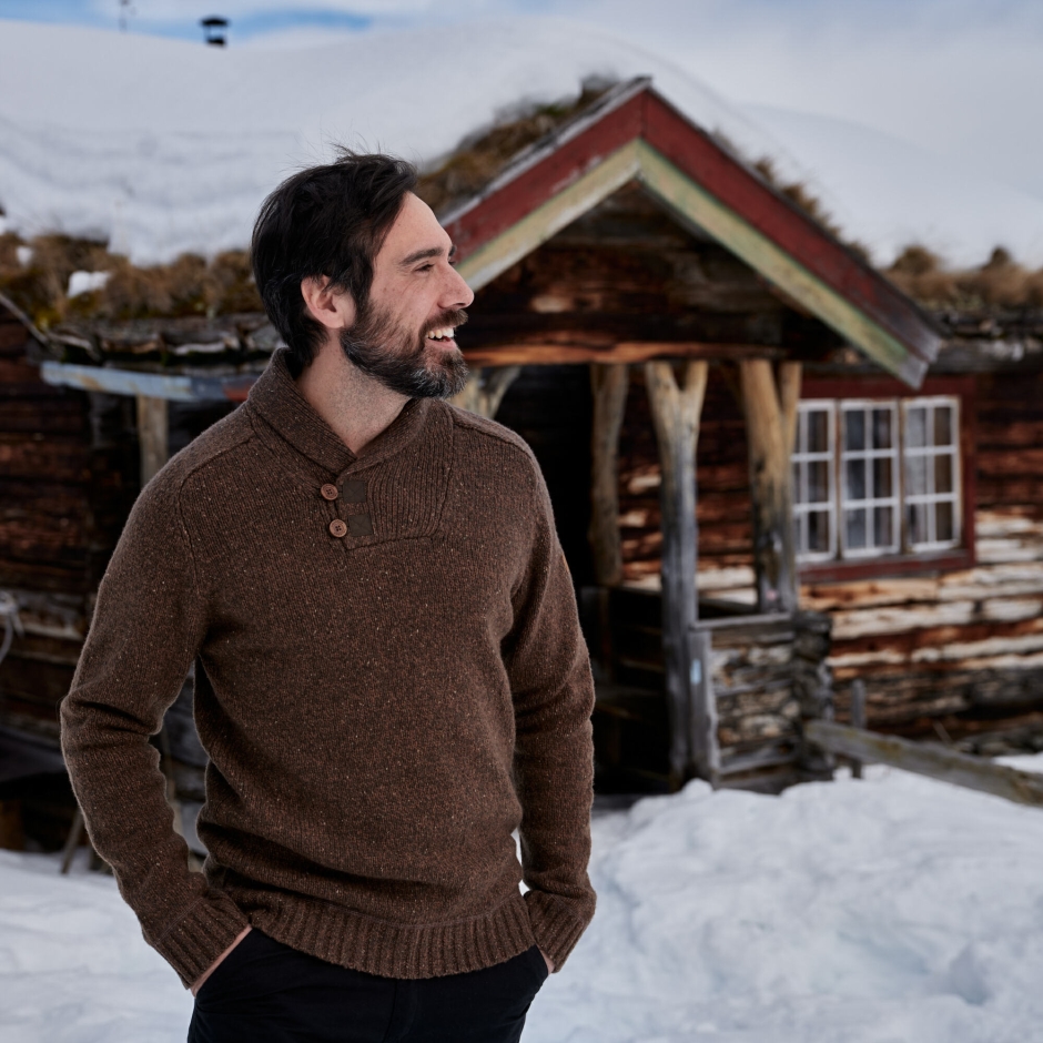 Suéter Lada M Fjällräven Cinza
