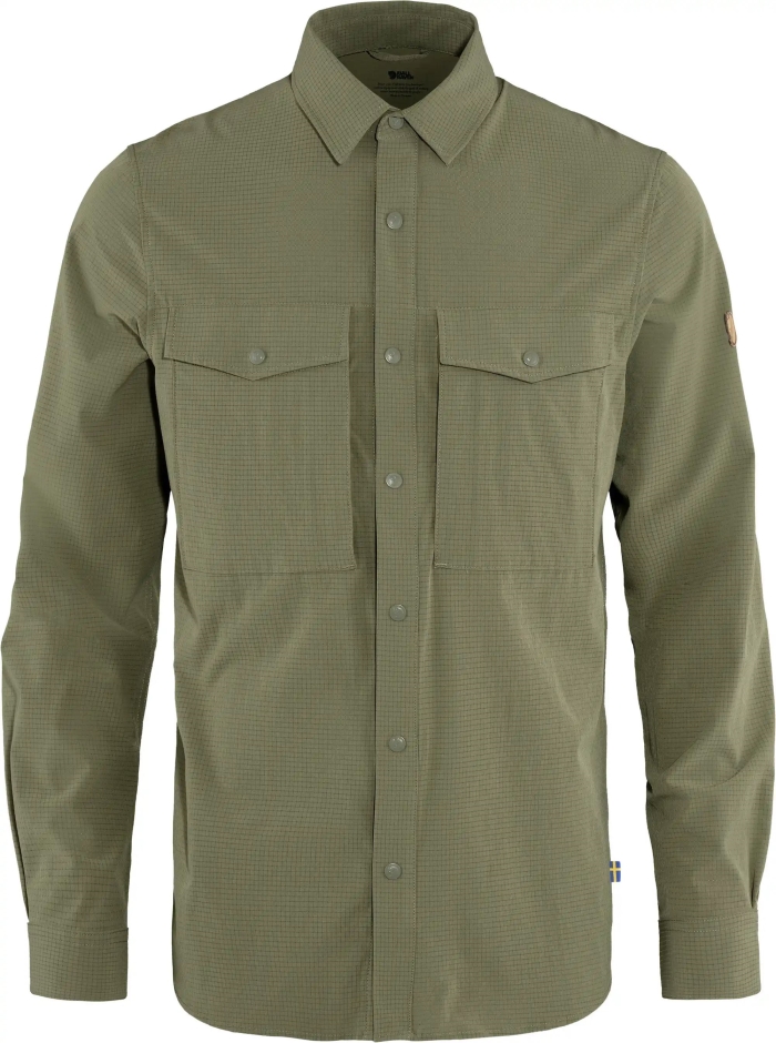 Camisa Verde Oliva Fjällräven Abisko Trekking W