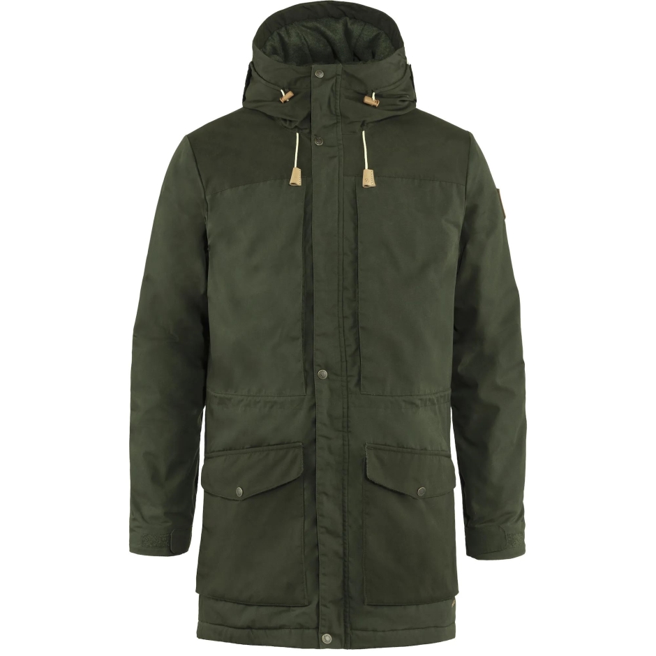 Parka Acolchoada De Lã Singi Deep Forest M Fjällräven