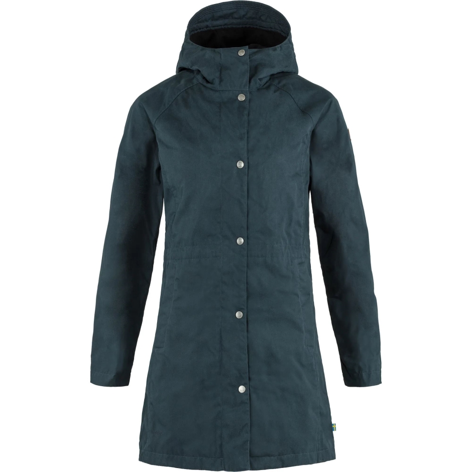 Jaqueta Hidrática Karla Marca Fjällräven Azul Marinho Escuro W