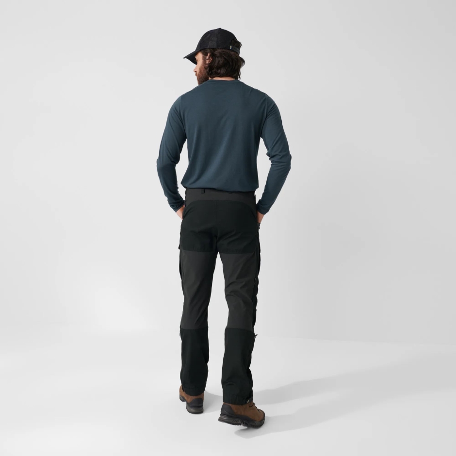 Fjällräven Calça Keb Cinza Pedra Preta M Reg